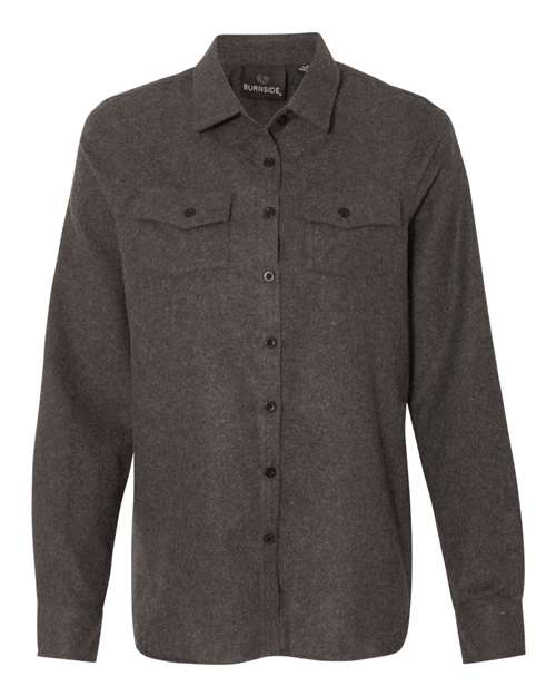 Burnside 5200 Women's Solid Flannel Shirt
