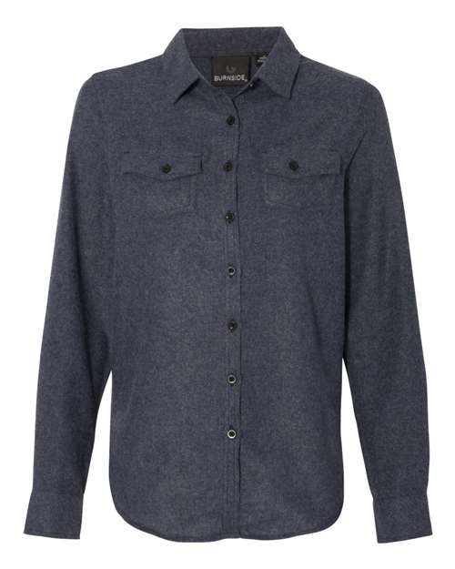 Burnside 5200 Women's Solid Flannel Shirt