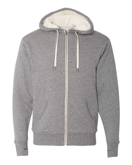 Independent Trading Co. EXP90SHZ Unisex Sherpa-Lined Hooded Sweatshirt