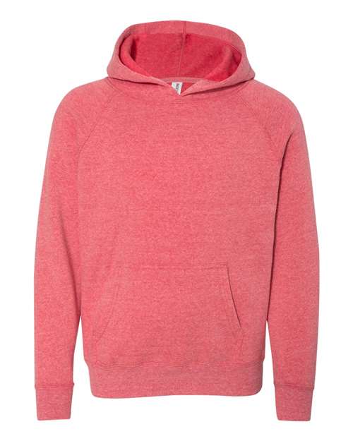 Independent Trading Co. PRM15YSB Youth Lightweight Special Blend Raglan Hooded Sweatshirt