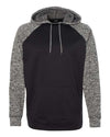 J. America 8612 Men's Colorblocked Cosmic Fleece Hooded Sweatshirt