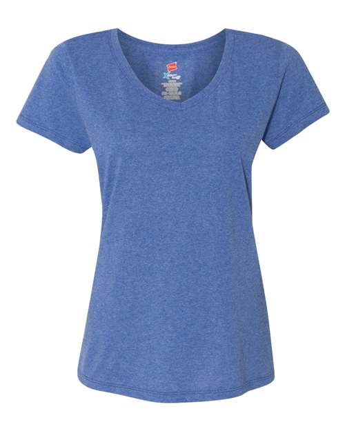 Hanes 42VT Women's Perfect-T Triblend V-Neck T-Shirt