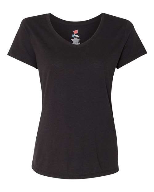 Hanes 42VT Women's Perfect-T Triblend V-Neck T-Shirt