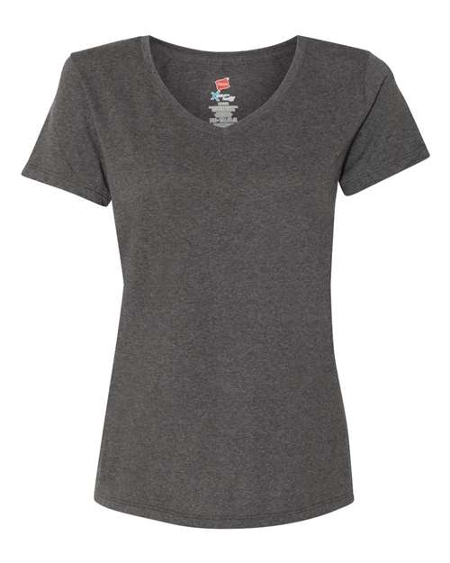 Hanes 42VT Women's Perfect-T Triblend V-Neck T-Shirt