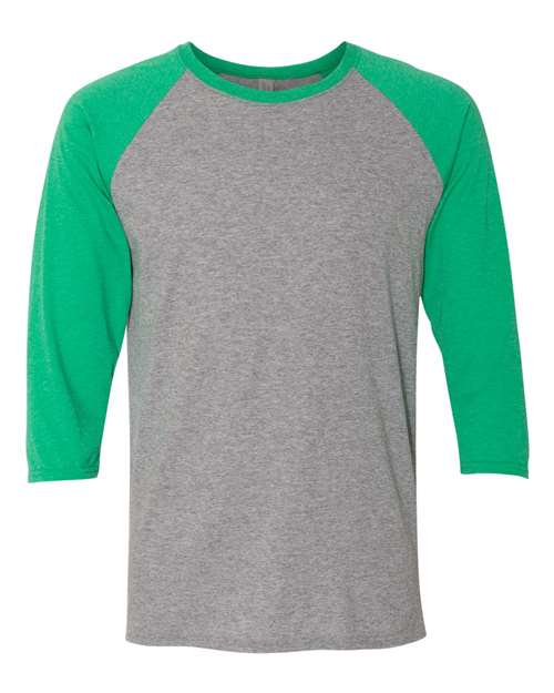 JERZEES 601RR Unisex Triblend Three-Quarter Raglan Baseball T-Shirt