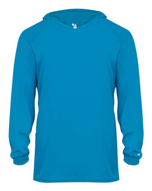 Badger 2105 Youth B-Core Long Sleeve Hooded T-Shirt