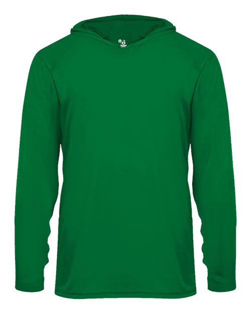 Badger 2105 Youth B-Core Long Sleeve Hooded T-Shirt