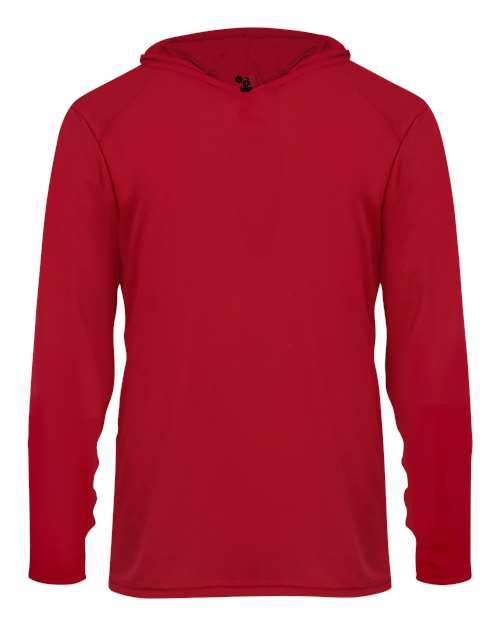 Badger 2105 Youth B-Core Long Sleeve Hooded T-Shirt