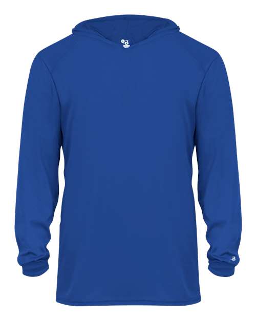 Badger 2105 Youth B-Core Long Sleeve Hooded T-Shirt