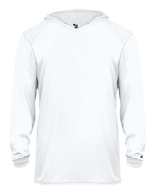 Badger 2105 Youth B-Core Long Sleeve Hooded T-Shirt