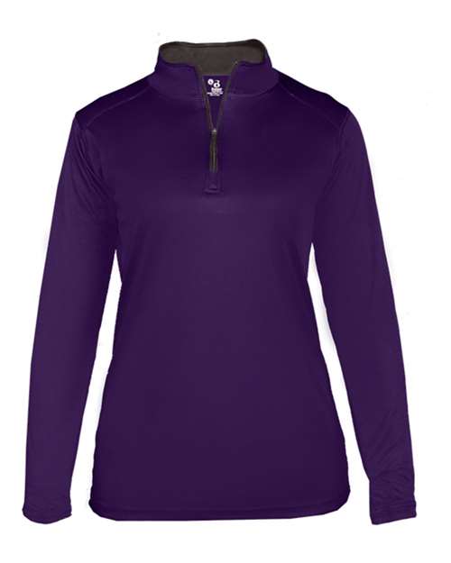 Badger 4103 Women’s B-Core Quarter-Zip Pullover