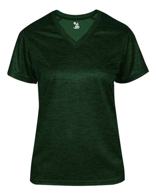 Badger 4175 Women's Tonal Blend V-Neck T-Shirt