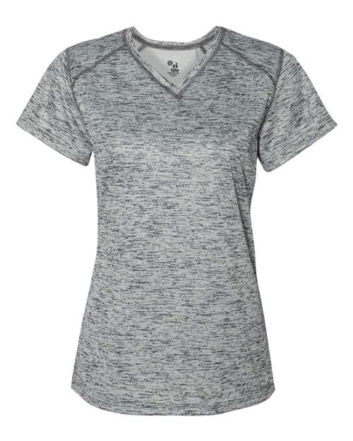 Badger 4175 Women's Tonal Blend V-Neck T-Shirt