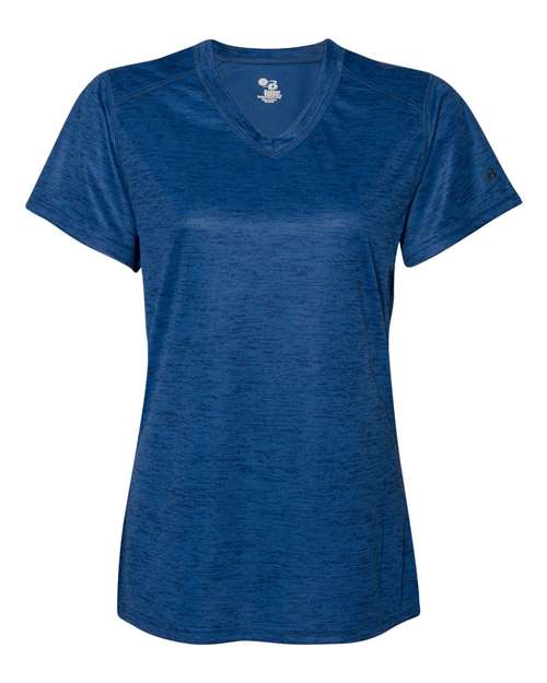 Badger 4175 Women's Tonal Blend V-Neck T-Shirt