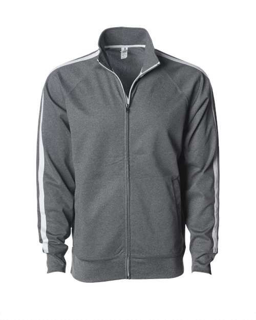 Independent Trading Co. EXP70PTZ Men's Lightweight Poly-Tech Full-Zip Track Jacket