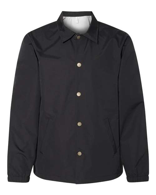 Independent Trading Co. EXP99CNB Men's Water-Resistant Windbreaker Coach’s Jacket