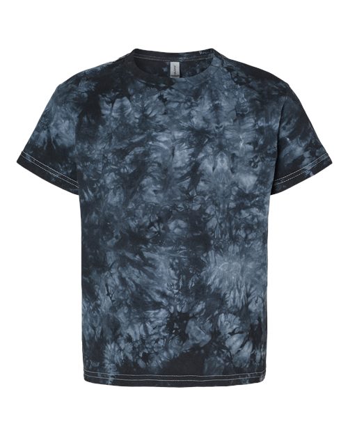 Dyenomite 20BCR Youth Crystal Tie-Dyed T-Shirt