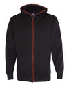 J. America 8668 Men's Glow Full-Zip Hooded Sweatshirt