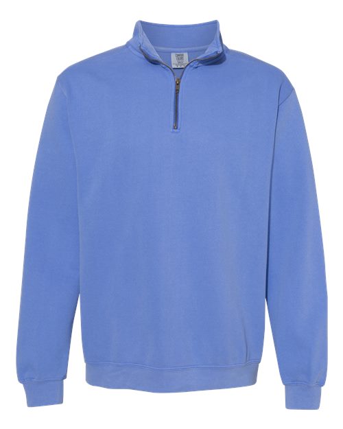 Comfort Colors 1580 Unisex Garment-Dyed Quarter Zip Sweatshirt