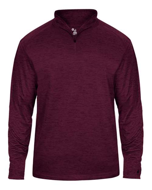 Badger 4172 Men's Tonal Blend Quarter-Zip Pullover