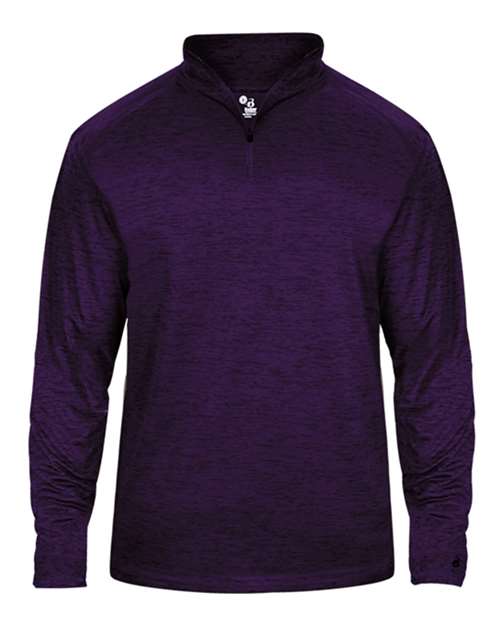 Badger 4172 Men's Tonal Blend Quarter-Zip Pullover