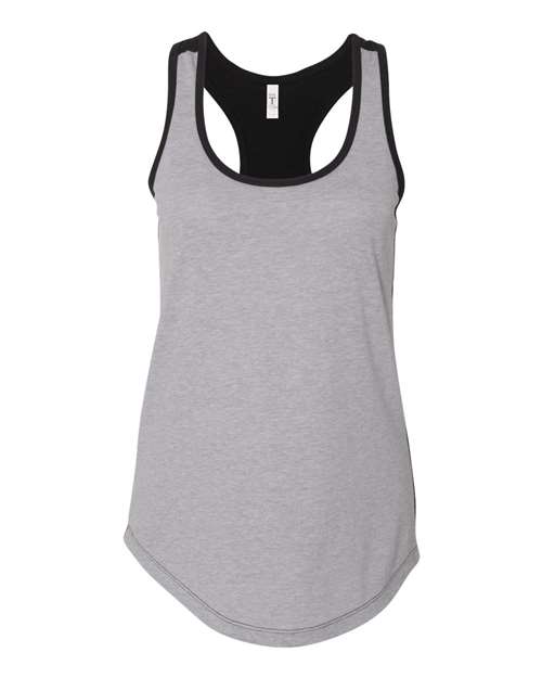 Next Level 1534 Women’s Ideal Colorblocked Racerback Tank
