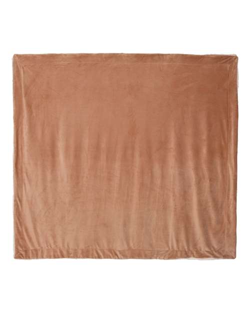 Alpine Fleece 8726 Oversized Mink Sherpa Blanket