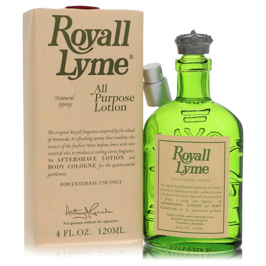Royall Lyme 4 oz All Purpose Lotion / Cologne By Royall Fragrances