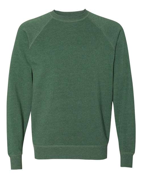 Independent Trading Co. PRM30SBC Unisex Special Blend Crewneck Raglan Sweatshirt