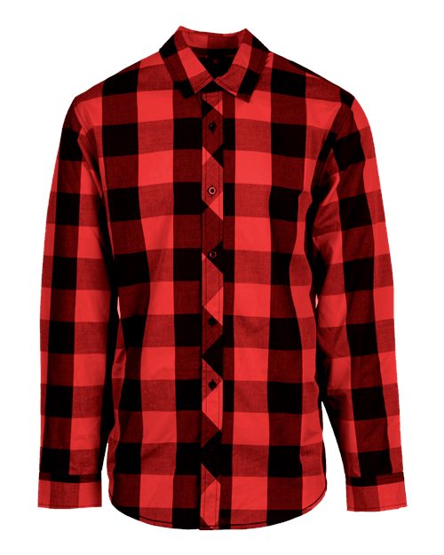 Burnside 8203 Men's Buffalo Plaid Long Sleeve Shirt