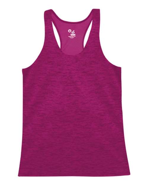 Badger 4161 Women's Tonal Blend Racerback Tank Top