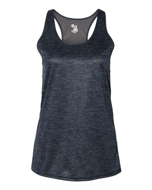 Badger 4161 Women's Tonal Blend Racerback Tank Top