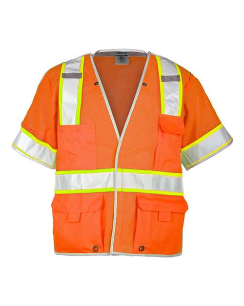 Kishigo 1552B Unisex Premium Brilliant Series® Breakaway Class 3 Vest