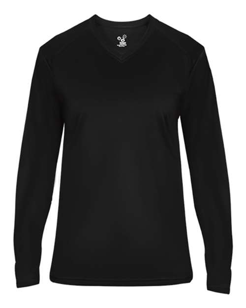 Badger 4064 Women's Ultimate SoftLock™ V-Neck Long Sleeve T-Shirt