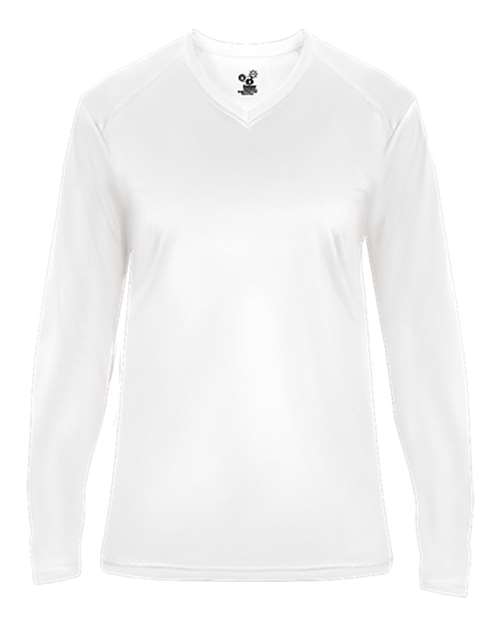 Badger 4064 Women's Ultimate SoftLock™ V-Neck Long Sleeve T-Shirt