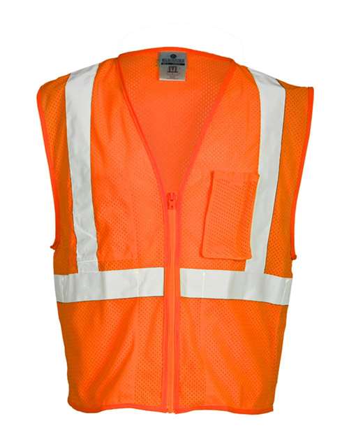 Kishigo FM419-420 Unisex Self Extinguishing Mesh Vest