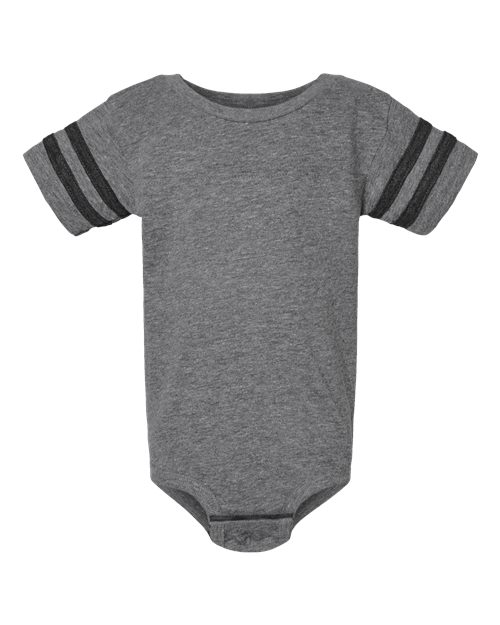 Rabbit Skins 4437 Infant Football Fine Jersey Bodysuit