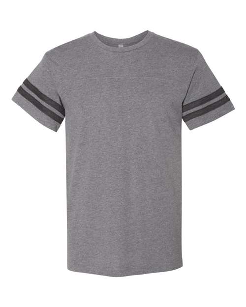 LAT 6937 Men's Football Fine Jersey Tee