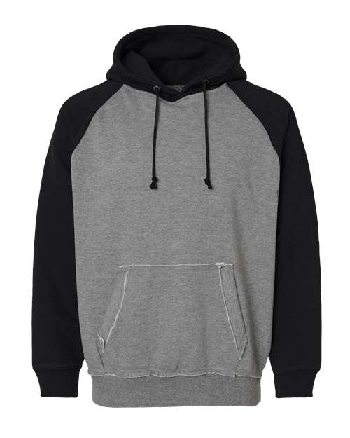 J. America 8885 Men's Vintage Heather Hooded Sweatshirt