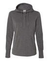 J. America 8431 Women’s Omega Stretch Snap-Placket Hooded Pullover