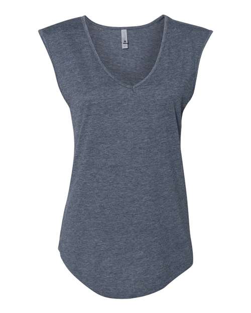 Next Level 5040 Women's Festival Sleeveless Deep V-Neck T-Shirt