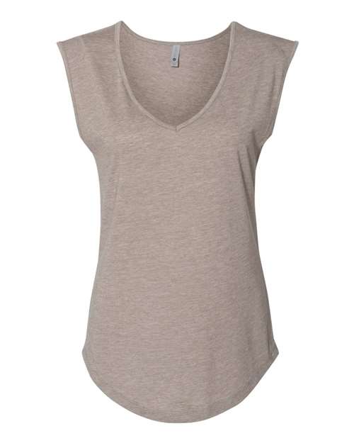 Next Level 5040 Women's Festival Sleeveless Deep V-Neck T-Shirt