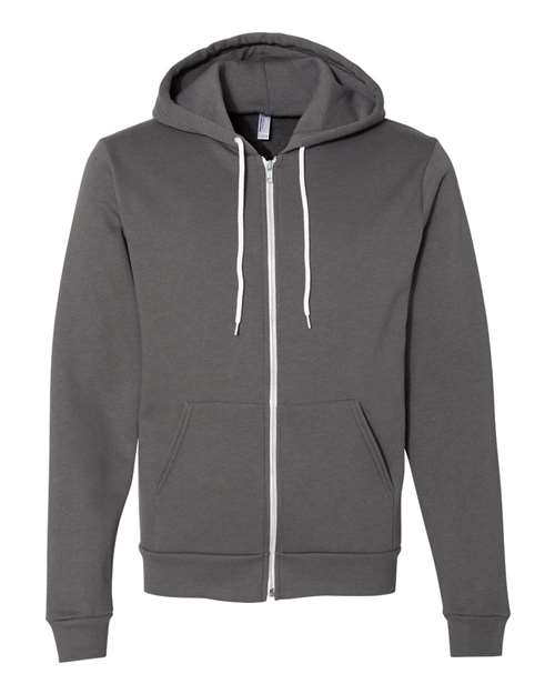 American Apparel F497US Unisex USA-Made Flex Fleece Full-Zip Hoodie