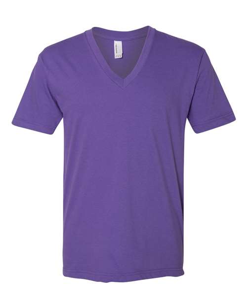 American Apparel 2456W Unisex Fine Jersey V-Neck Tee