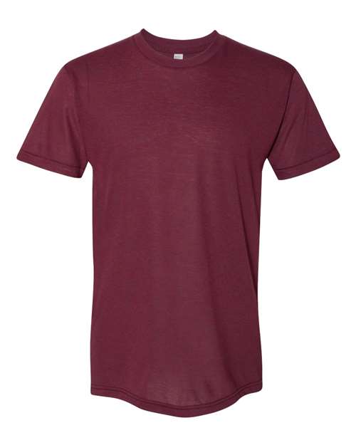 American Apparel TR401USA Unisex USA-Made Triblend Track Tee