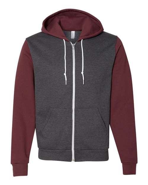 American Apparel F497 Unisex Flex Fleece Full-Zip Hoodie