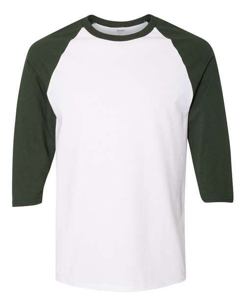 Gildan 5700 Unisex Heavy Cotton™ Raglan Three-Quarter Sleeve T-Shirt