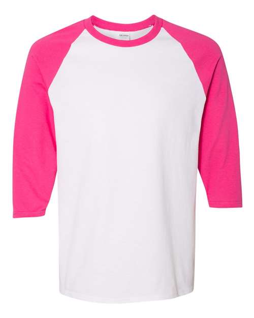 Gildan 5700 Unisex Heavy Cotton™ Raglan Three-Quarter Sleeve T-Shirt