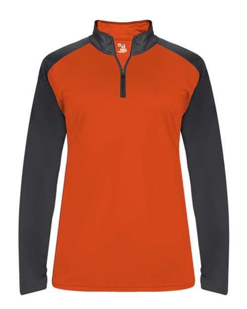 Badger 4008 Women's Ultimate SoftLock™ Sport Quarter-Zip Pullover