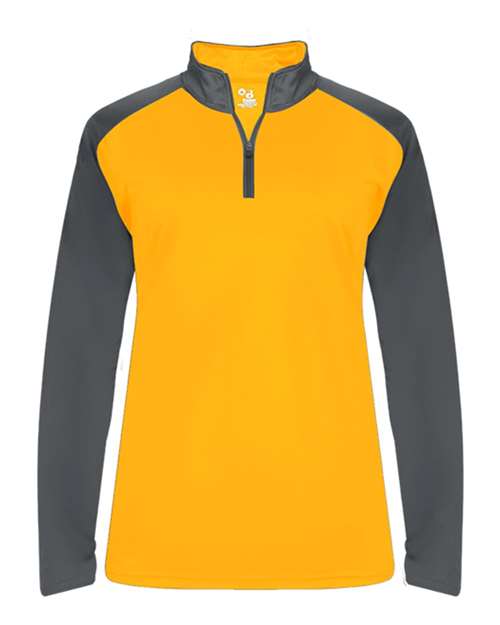 Badger 4008 Women's Ultimate SoftLock™ Sport Quarter-Zip Pullover